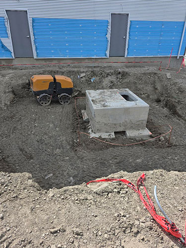 Vault Repair Image 2 - 2 Sons Excavating, electrical trenching.